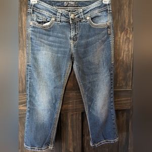 Silver Capri jean
